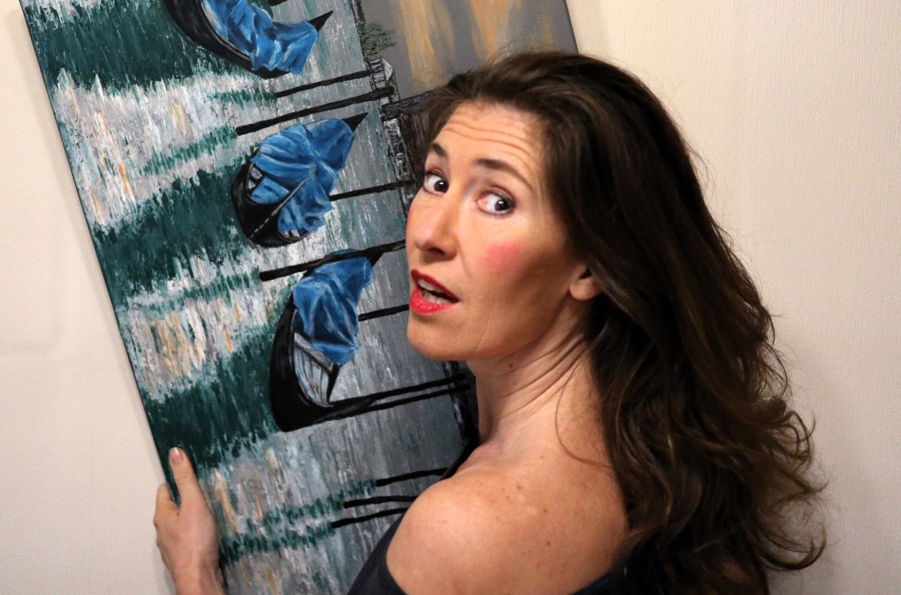 Mona Lisa ohne Rahmen